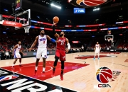 76人队轻取热火，晋级总决赛对阵火箭