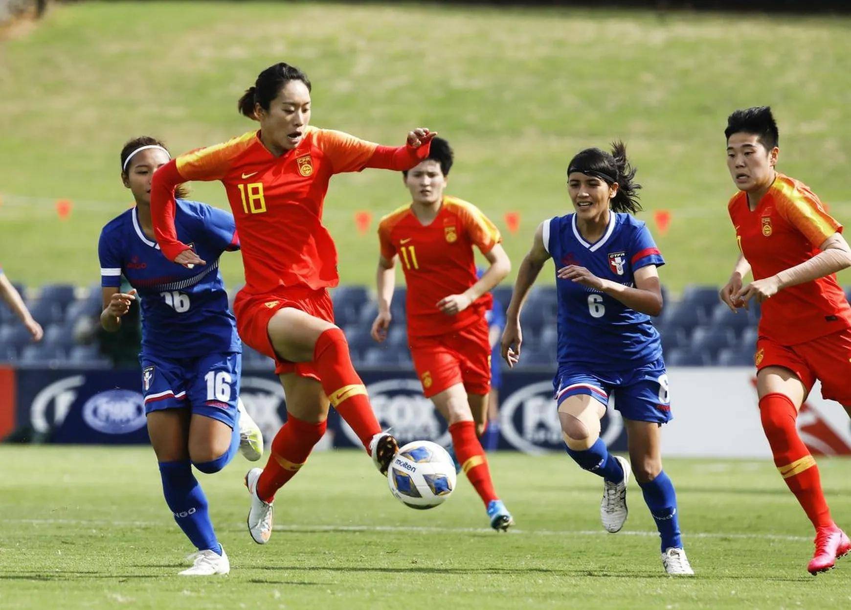 东亚杯-中国女足4-2中国台北两球领先被追平邵子钦双响的简单介绍